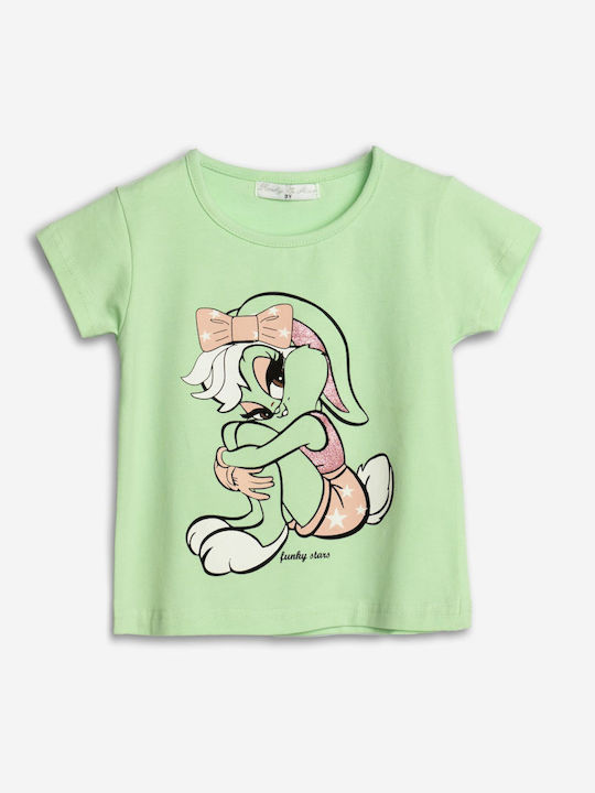 Funky Παιδικό T-shirt Lime