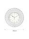 Tpster Wall Clock Silver Ø30cm
