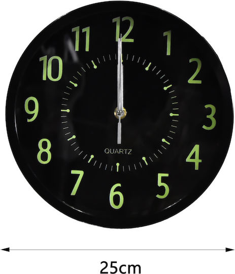 Tpster Wall Clock Black Ø25cm