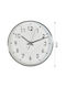 Tpster Wanduhr Weiß Ø20cm