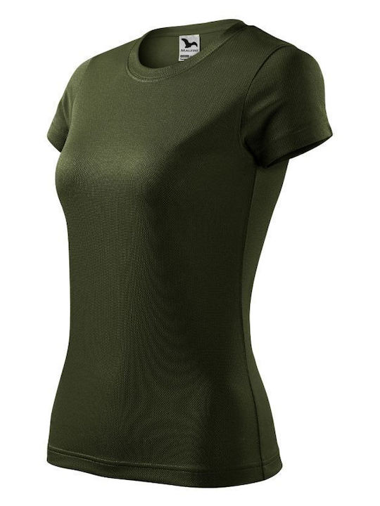 Malfini Women's Short Sleeve Promotional T-Shirt Military