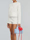 Women's Knitted Cardigan White