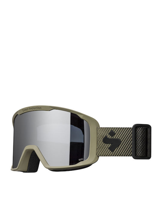 Sweet Protection Ski & Snowboard Goggles Kids Green with Lens in Green Color