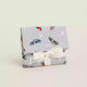 Pouch Ribbon Design Small Cars Gray Background 12cm X 17cm 385185 Ntampoudis Ntm-385185