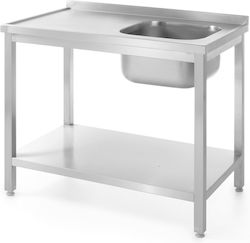 Hendi Ανοξείδωτο Τραπέζι Μ80xΒ60xΥ85cm Hendi Ανοξείδωτο Τραπέζι Μ80xΒ60xΥ85cm