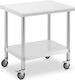 Royal Catering The translation of the Liquid template into German while preserving the initial syntax and HTML tags is as follows: Edelstahl-Werkbank B60xT80xH85cm