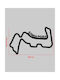 Acrylic Wall Decor F1 Singapore Track 50 X 31.8 Cm Black