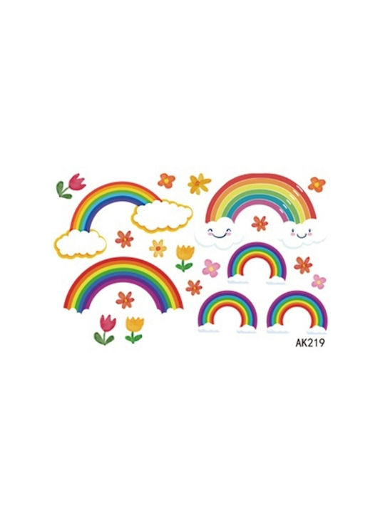 Wall Sticker 3 Packs Easter Egg Decorative Window Glass Specification Rainbow