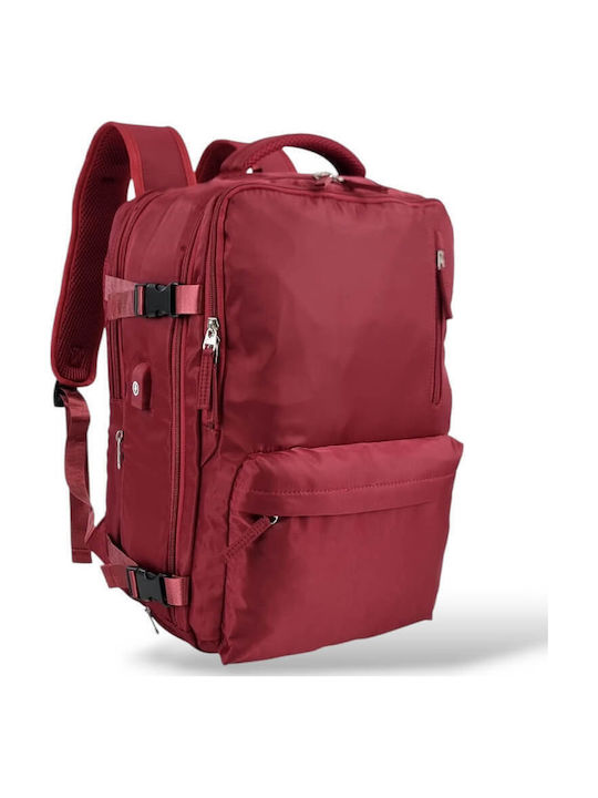 R&J Rucsac Waterproof 32lt Burgundy
