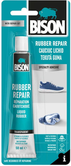 Κόλλα Υγρό Λάστιχο Bison Rubber Repair 50ml 015065002