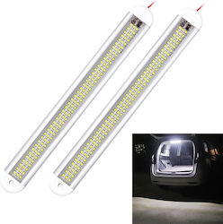 2 Τεμ Zs-3385 Dc12-85v High Bright 120leds Lamp Beads Car Dome Light Cabin Light Bar