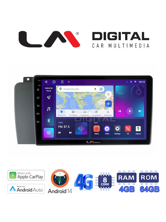 LM Digital Auto-Audiosystem für Volvo XC 70 2004 > 2007 (Bluetooth/USB/WiFi/GPS/Apple-Carplay/Android-Auto)