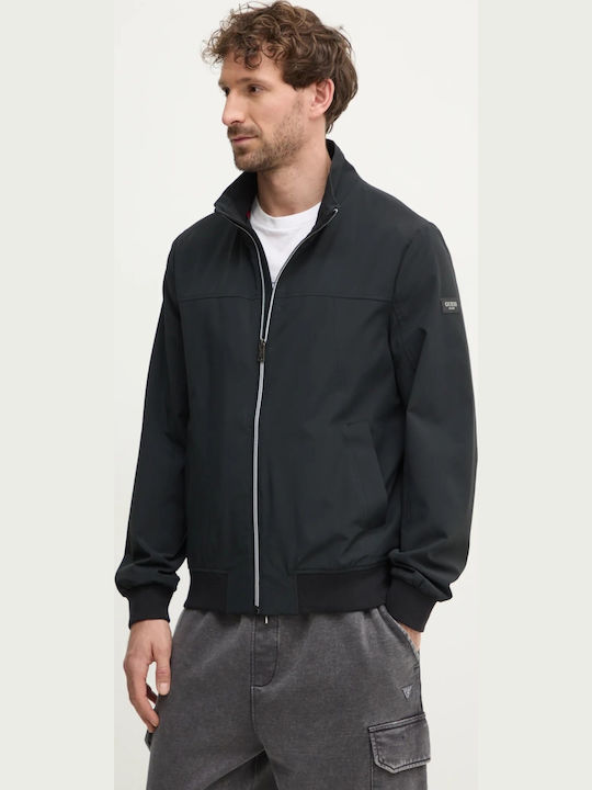 Guess Μπουφάν Bomber Μαύρο