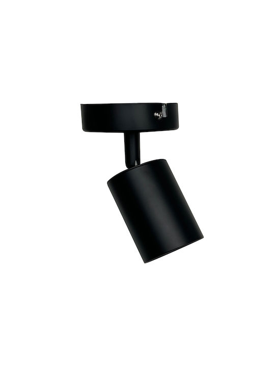 Fos me Single Spot with Socket GU10 in Black Color