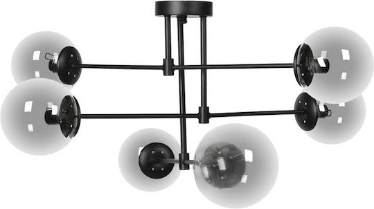 Fylliana Pendant Light Black with Socket E27 75x40cm