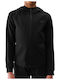 Kids Cardigan with Hood Black