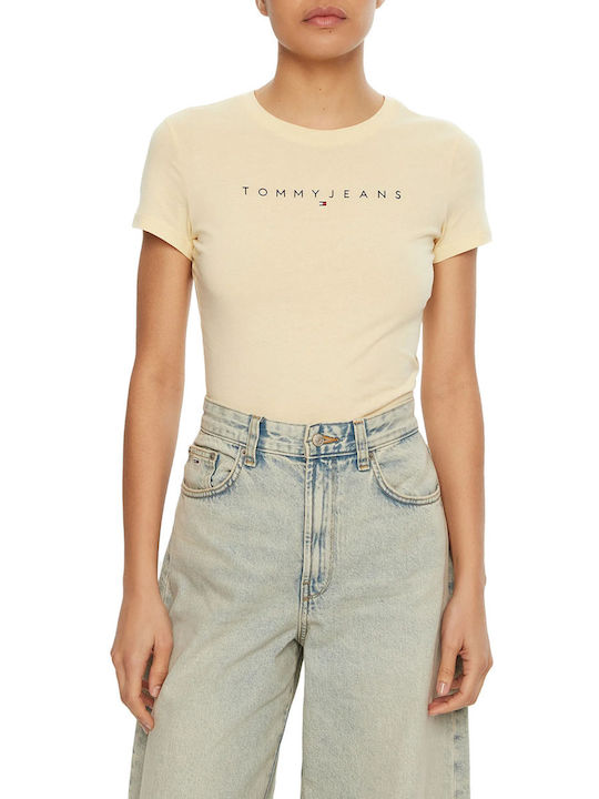 Tommy Hilfiger Women's T-shirt Yellow DW0DW1839...