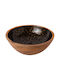 Prestige Wooden Salad Bowl Black 30x30cm