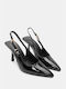 Luigi Pointed Toe Black Heels