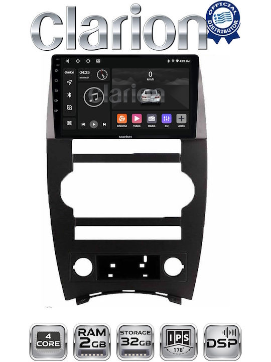 Clarion Car Audio System for Jeep Commander 2007 > 2009 (Bluetooth/USB/WiFi/GPS/Apple-Carplay/Android-Auto)