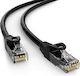 Powertech Καλώδιο Δικτύου Cab-n408 Cat 6 U Utp Cca 250hz 10m Μαύρο Cab-n408