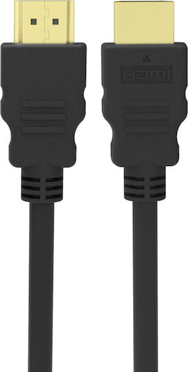 Powertech Кабел HDMI мъжки - HDMI мъжки 1м Черен