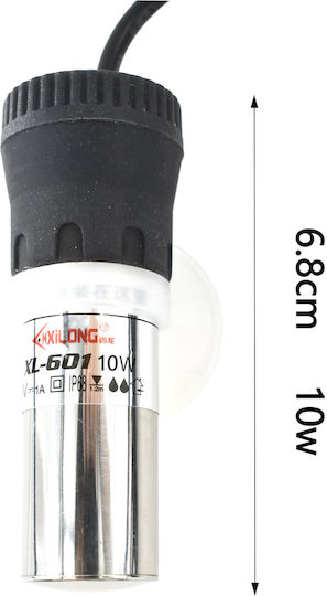 Tpster Θερμοστατης Ενυδρειου Usb Xl-601 10w 6.8cm 38220