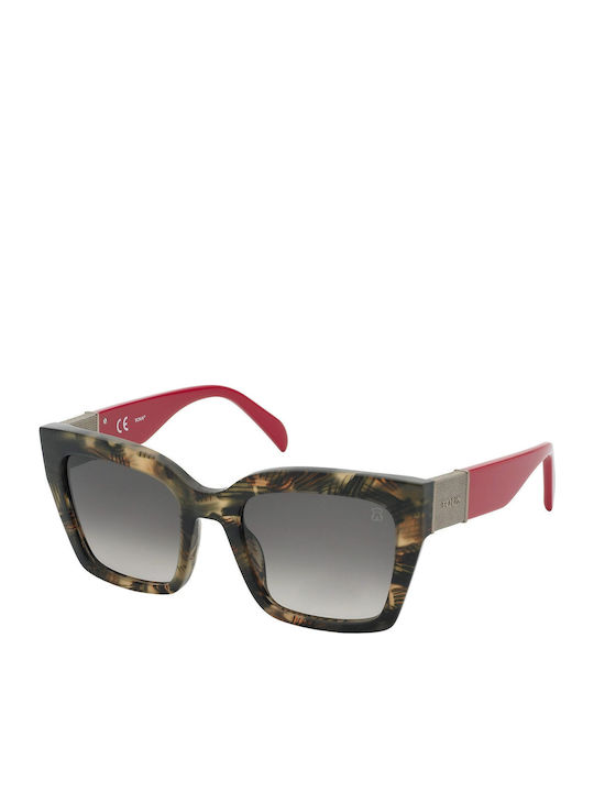 Tous Women's Sunglasses with Brown Tartaruga Pl...