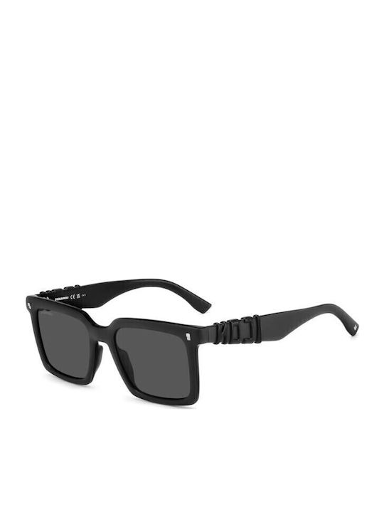 Dsquared2 Icon Bărbătești Ochelari de soare cu Negru Cadru și Negru Lentilă ICON 0025/S 003/IR