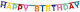 Letter Banner Happy Birthday Color Pop Μήκος 160cm
