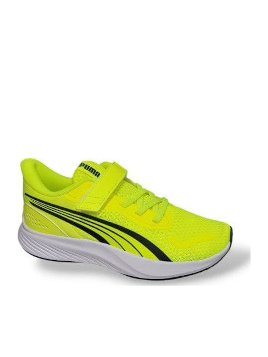 PUMA Lite AC Kids Sneakers with Hoop & Loop Clo...