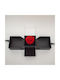 Eternal Red Rose Luxury Black Opening Case Drawer Lid Plexi-glass 10x10 Afr25