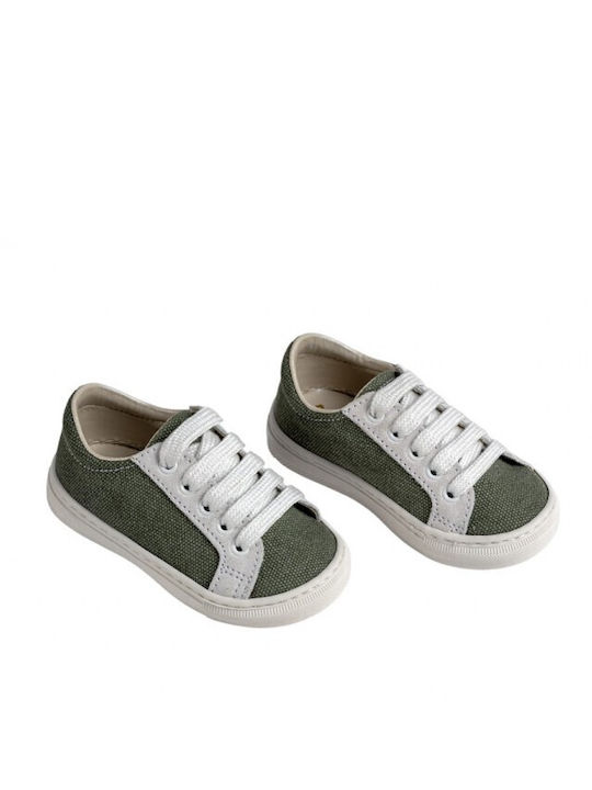 Ever Kid Khaki Baptism Leather Sneakers