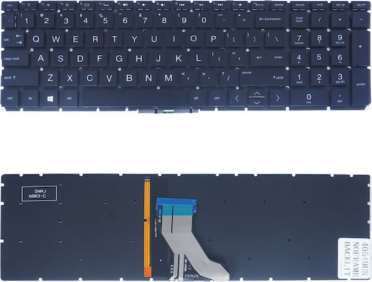 Πληκτρολόγιο Laptop Hp Pavilion Gaming 15-ec2000nv Product Number 3e3b7ea L72217-15 Backlit Keyboard Κωδ.40549usnoframebacklit