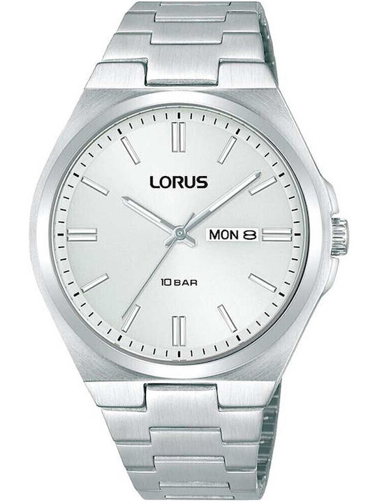 Lorus Men's Watch Battery with Silver Metal Bra...