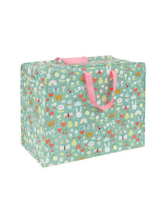 A Little Lovely Company din Plastic Verde 58x45cm 1buc