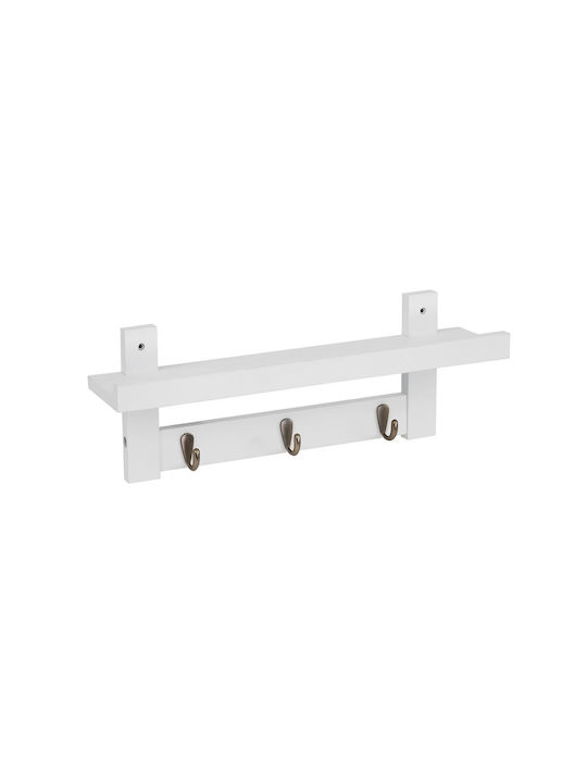 Shelf Wall White 49x12x18cm