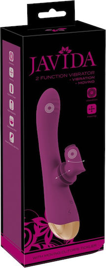 Javida 2 Function Δονητής Rabbit 22.3cm Λιλά