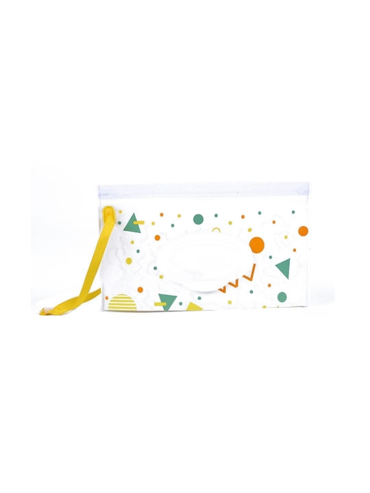 Baby Eva Feuchttücher Tasche Tragbar Flip Abnehmbar Sanitäre Feuchttücher Tasche Geometrische Form
