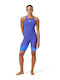 Speedo Womens Fastskin Lzr Ignite Kneeskin Γυναικείο Αγωνιστικό Ολόσωμο Μαγιό Κολύμβησης Μωβ
