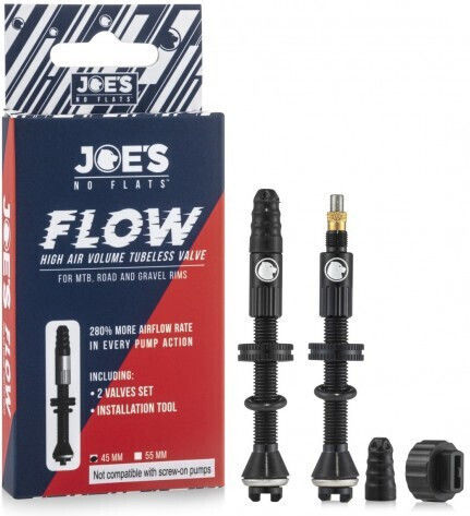 Joes Flow Tubeless Französische Presta-Ventile Hohe Luftmenge 45mm 180141