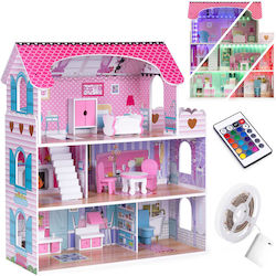 Ecotoys Wooden Dollhouse