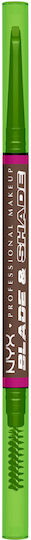 NYX Professional Makeup Blade & Shade Молив за вежди Bns09 Brunette