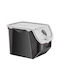 Orion Plastic Cutie de Depozitare cu Capac Gri 30x23.5x23.5cm 1buc