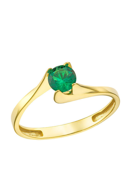 Dio Jewellery Lab Damen Ring mit Steinen aus Silber Vergoldet
