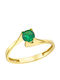 Dio Jewellery Lab Damen Ring mit Steinen aus Silber Vergoldet