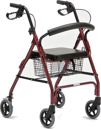Dr. Happy Rollator Cu 4 Roți Pliabil Din Aluminiu
