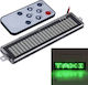 Dc 12v Car Led Προγραμματιζόμενη Βιτρίνα Πινακίδα Μηνύματος Κυλιόμενη Οθόνη Φωτισμού Τηλεχειριστήριο Πράσινο Φως