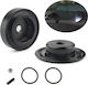 Rear Wiper Arm Cover 40 mm Honda Civic Acura RSX Integra Black