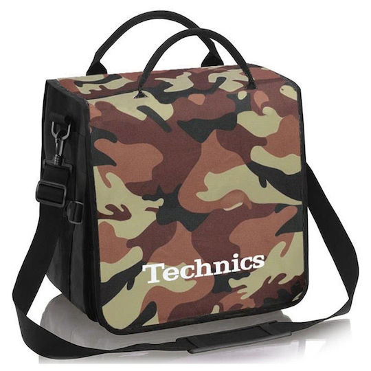 Rucsac Portabil pentru Discuri Vinil Technics 54130b LP 35 Camuflaj Deșert
